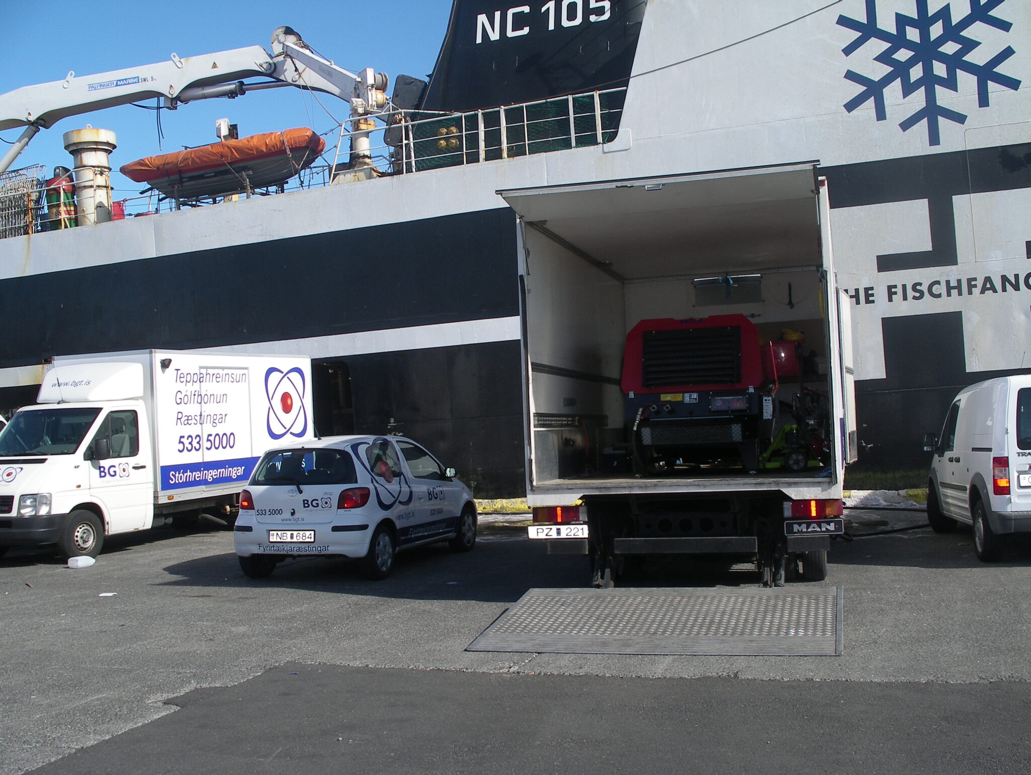 Eftir áhafnar- eða eigendaskipti - BG Skipahreinsun - Þrif fyrir skip